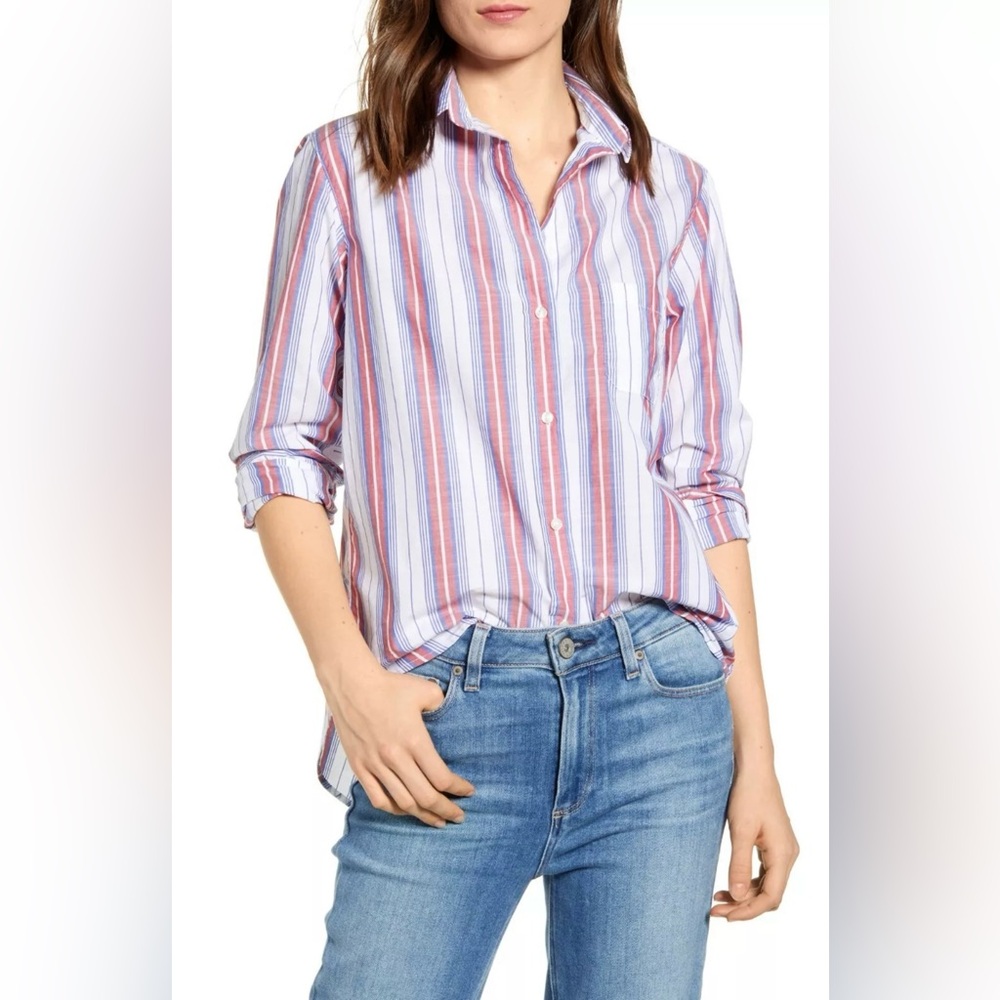Anthropologie Grayson x Frank & Eileen The Hero Jasmine Stripe Button Down Shirt